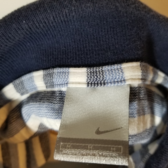 Nike Striped Polo Shirt Size Medium - Picture 4 of 4
